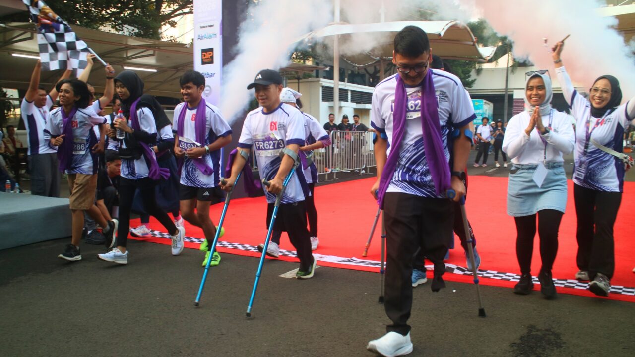 Semangat Inklusi Warnai Fun Run HUT ke-61 Lemhannas RI